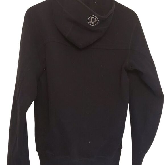 LULULEMON ATHLETICS Hooded Scuba Jacket Black Size Medium - Picture 4 of 4